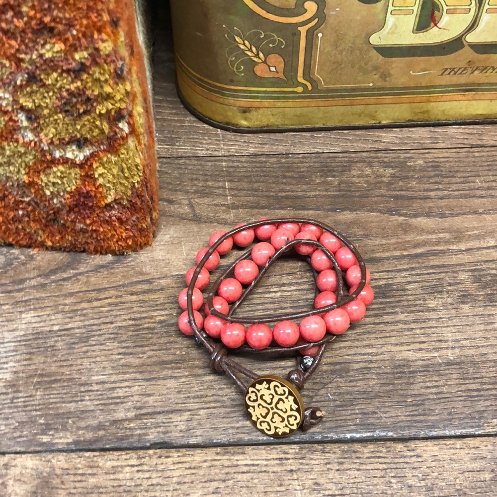 Handmade Wrap Bracelet Beads Boho Hippie